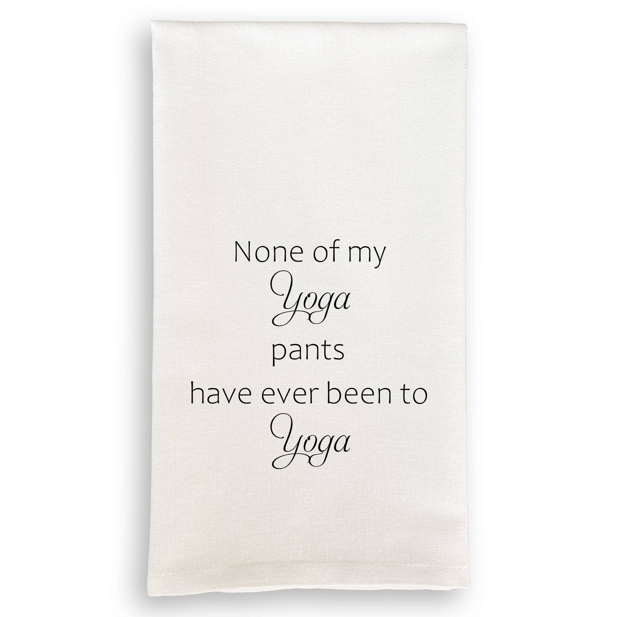 Yoga Pants Dishtowel