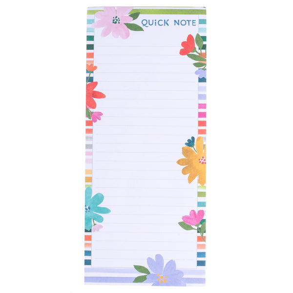 Flower Power Magnetic Notepad