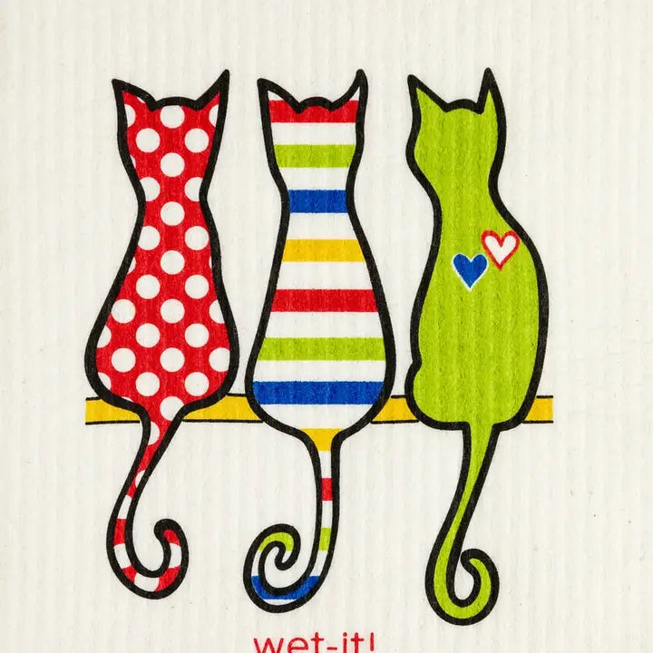 Cat Lover Swedish Cloth