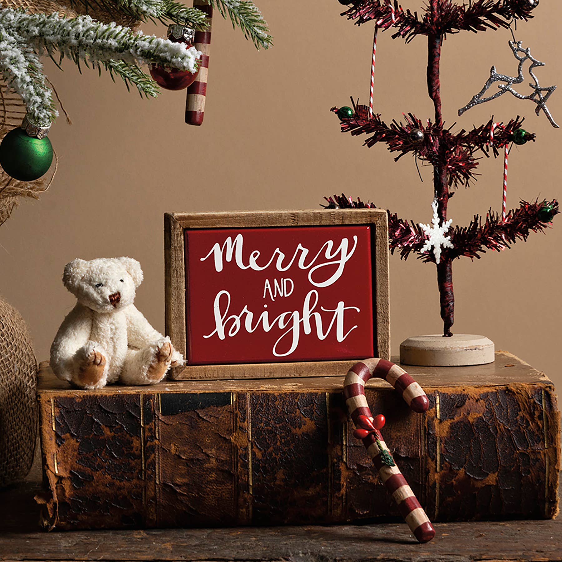 Box Sign Mini - Merry and Bright