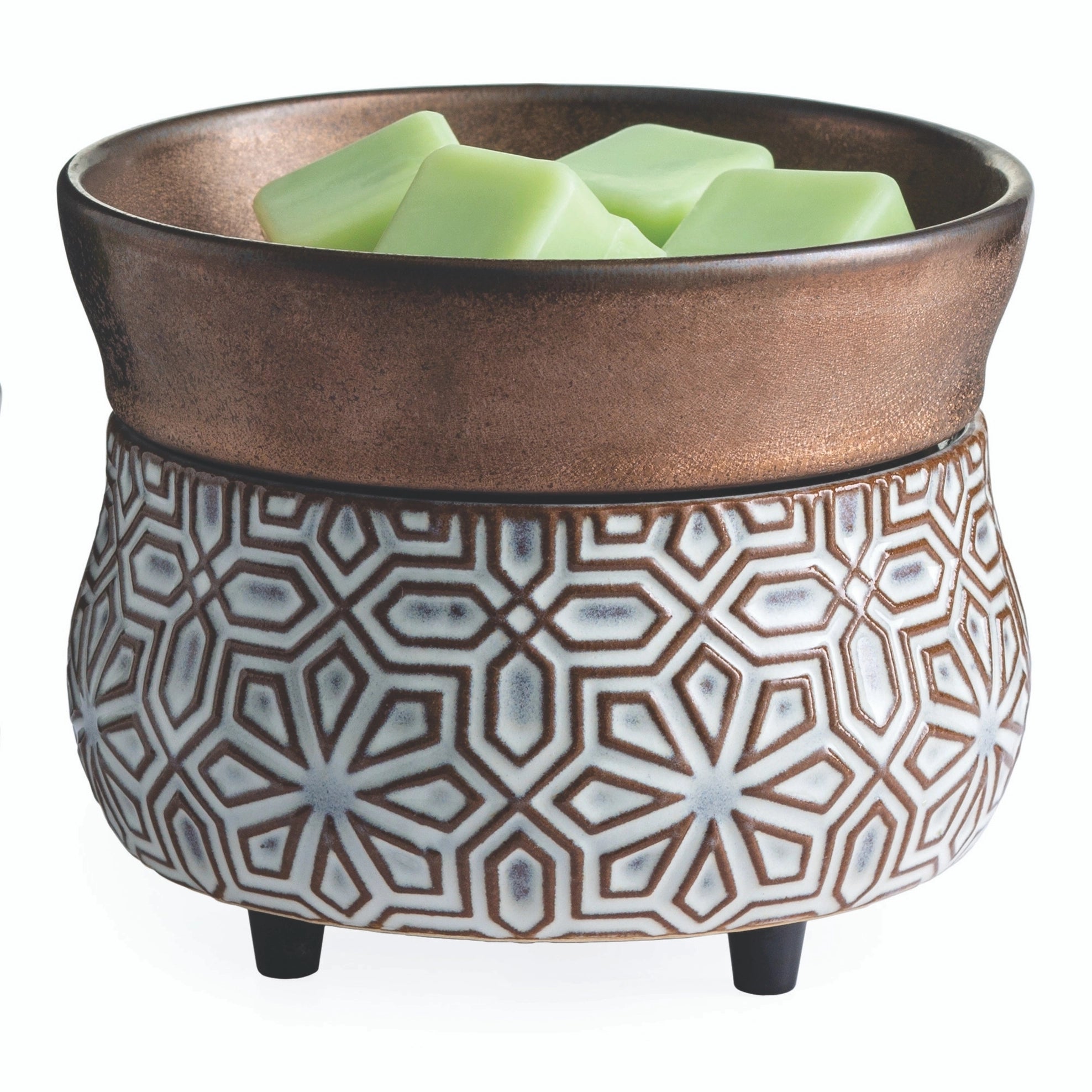 Bronze Geometric 2-in-1 Fragrance Warmer