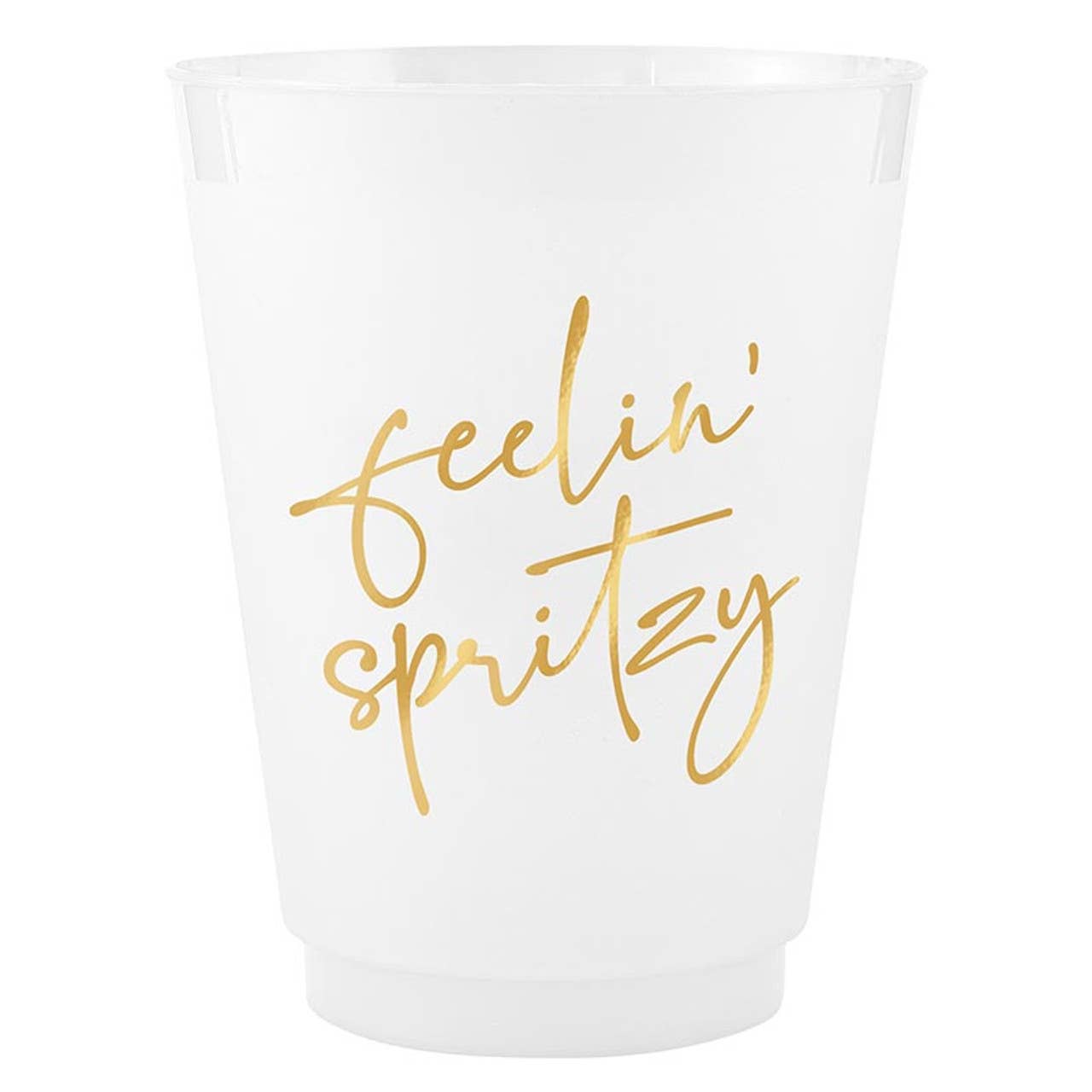 Feelin' Spritzy Gold Foil Frost Cups - Set of 8