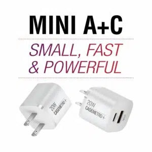 Dual USB Fast Wall Charger USB-C & USB-A