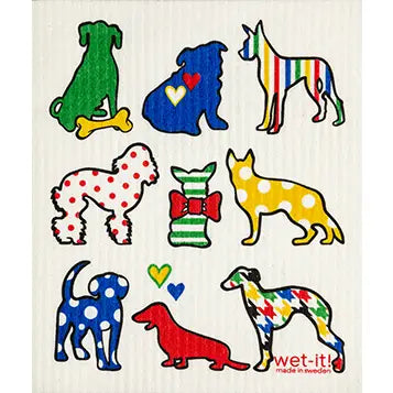 Dog Lover Multi Swedish Cloth