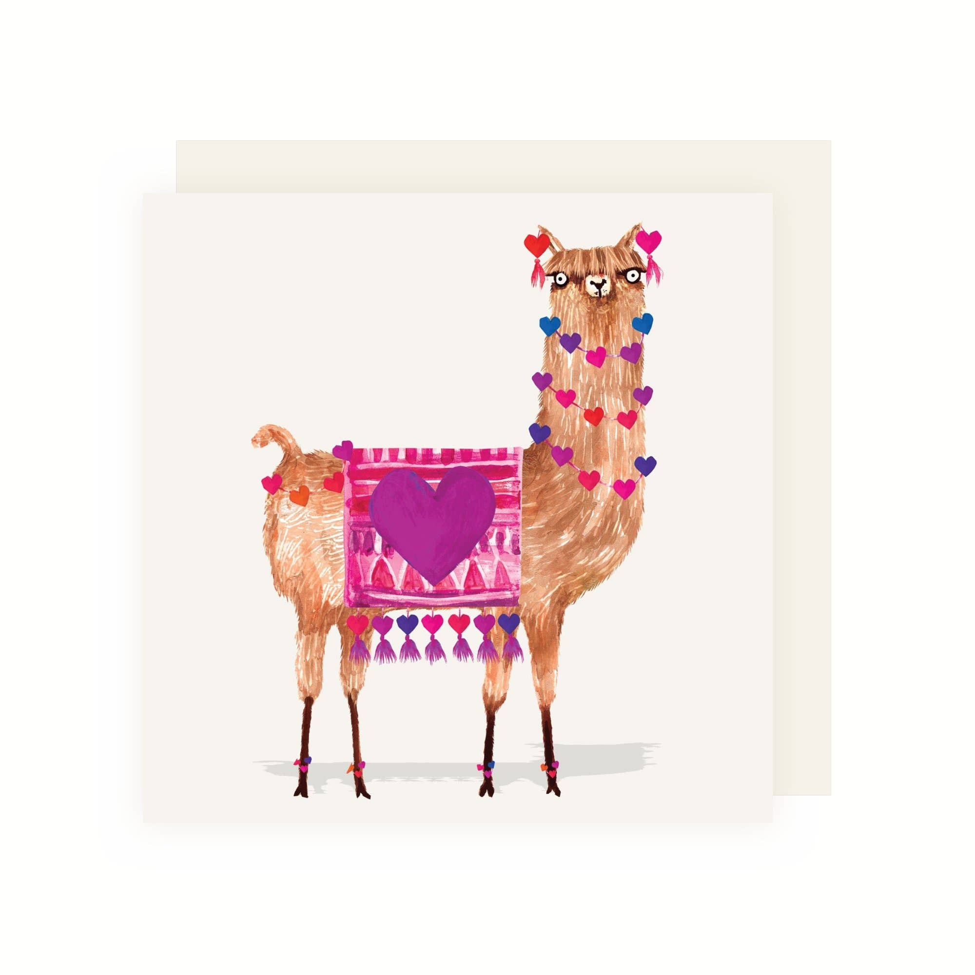 Love Llama Greeting Card