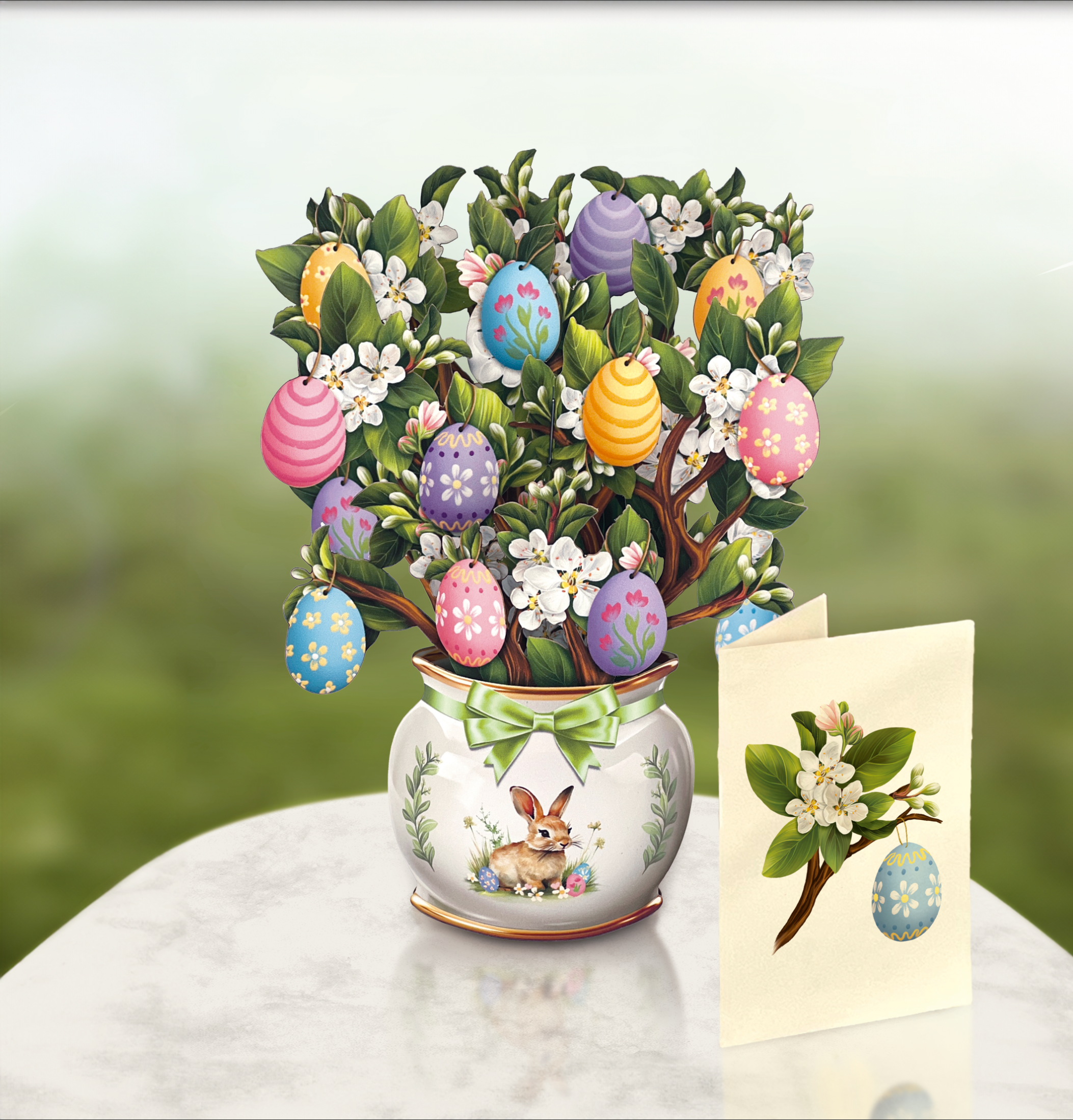 FreshCut Mini Easter Egg Tree Pop-Up Card