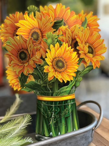 FreshCut Sunflowers Pop-Up Greeting Card