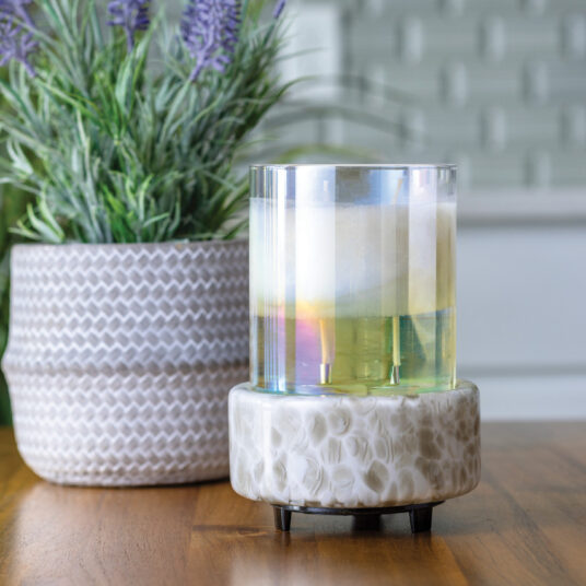 Swirl Glass 2-in-1 Fragrance Warmer