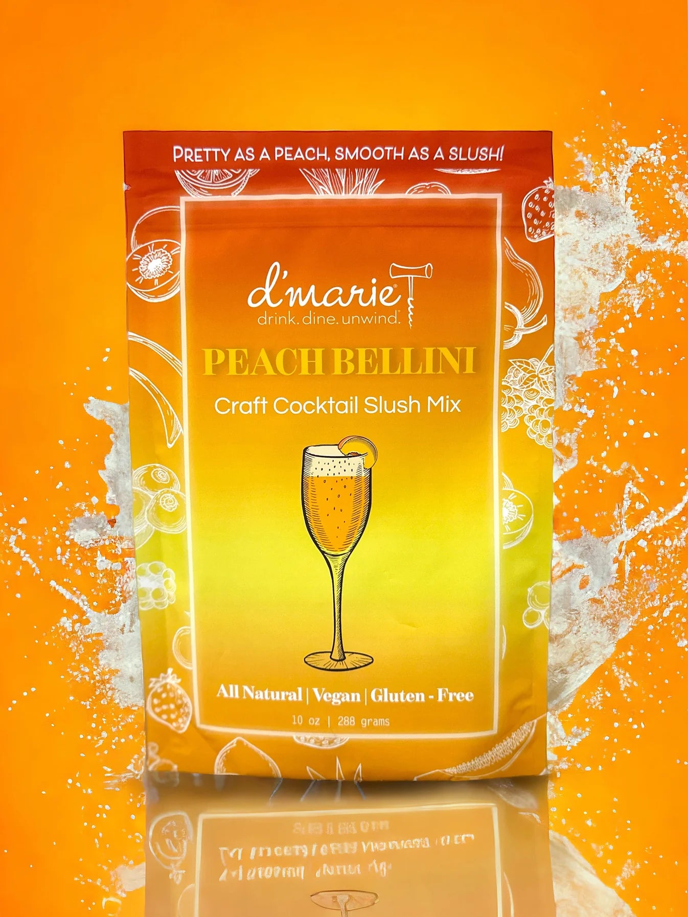 Peach Bellini Craft Cocktail Slush Mix