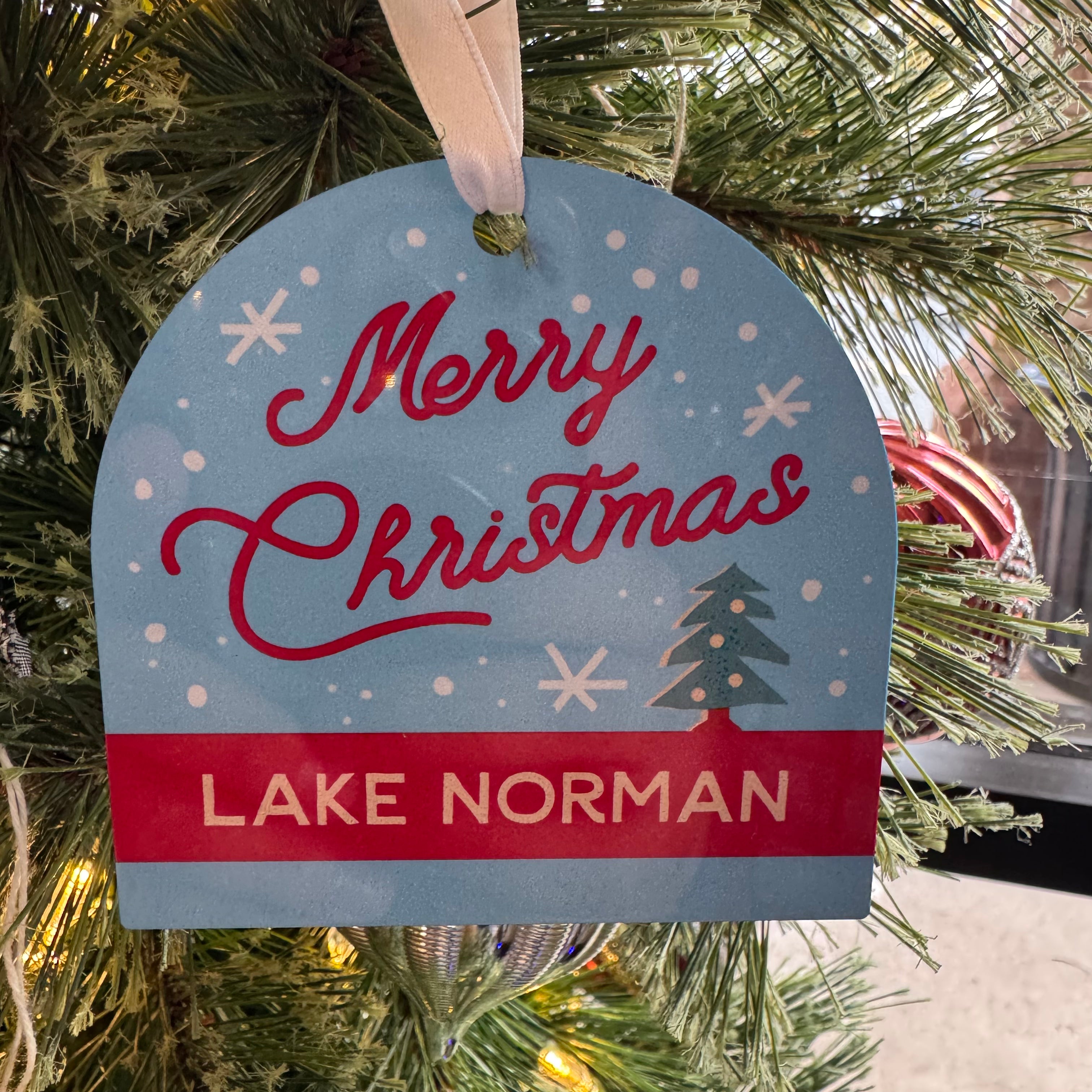 Merry Christmas Lake Norman Ornament