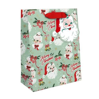 Mr & Mrs Claus Gift Bag & Tag