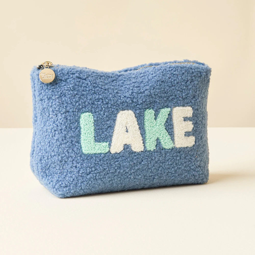 Lake Teddy Zippered Pouch