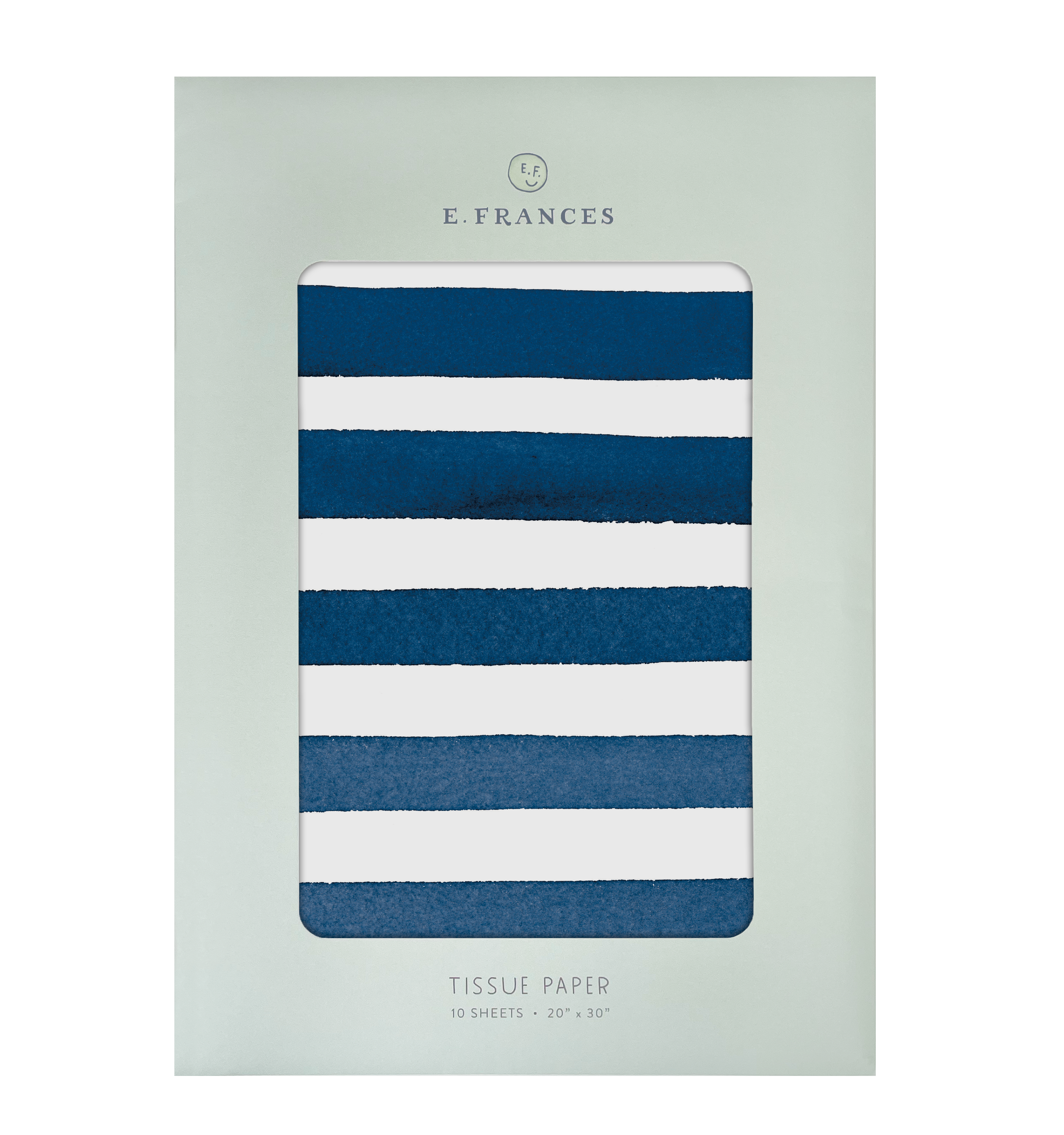 Blue Stripe Tissue Paper