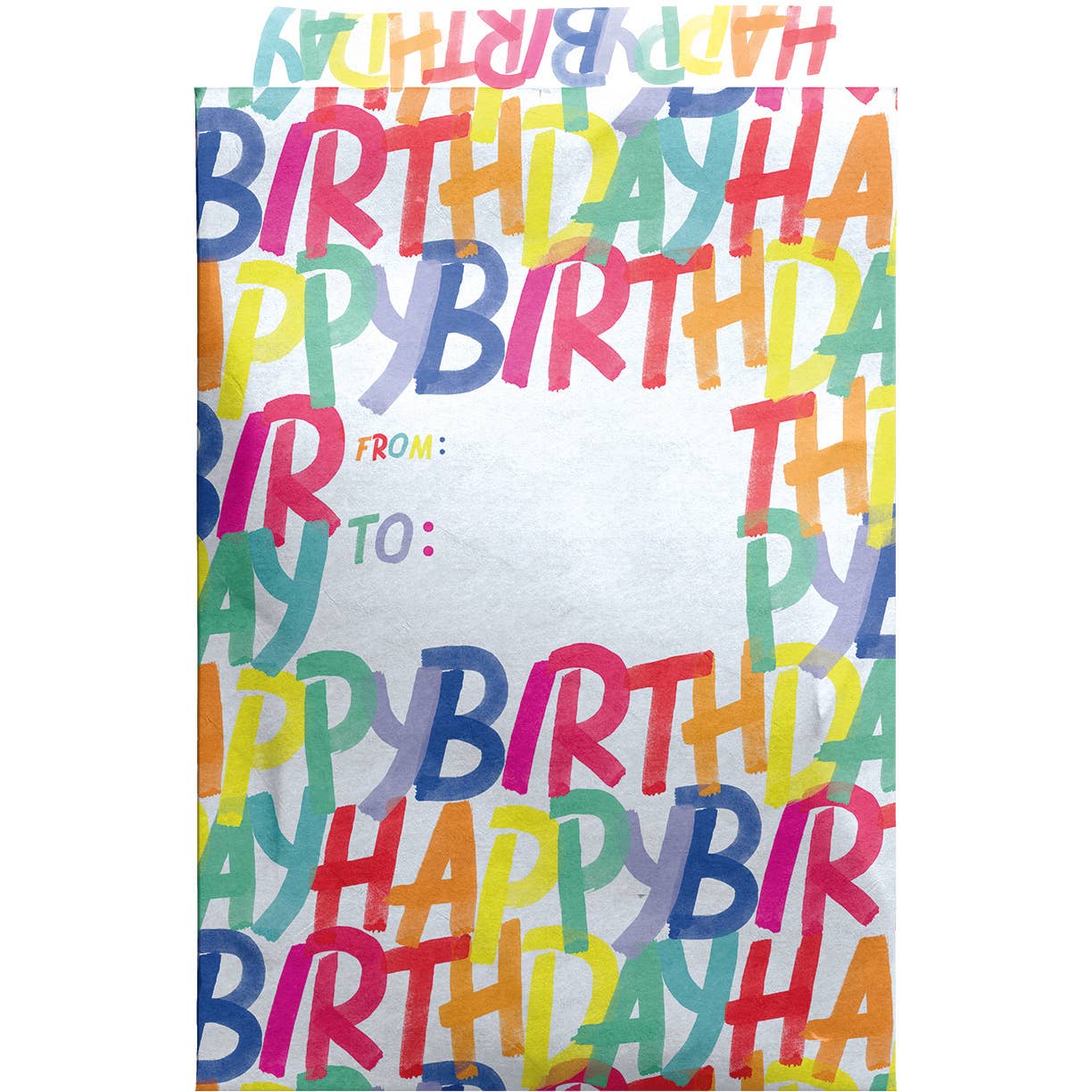 Rainbow Birthday Mailing Envelope - Medium