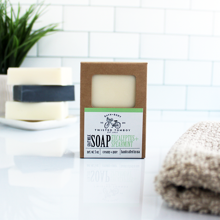 Eucalyptus + Spearmint Goat Milk Soap