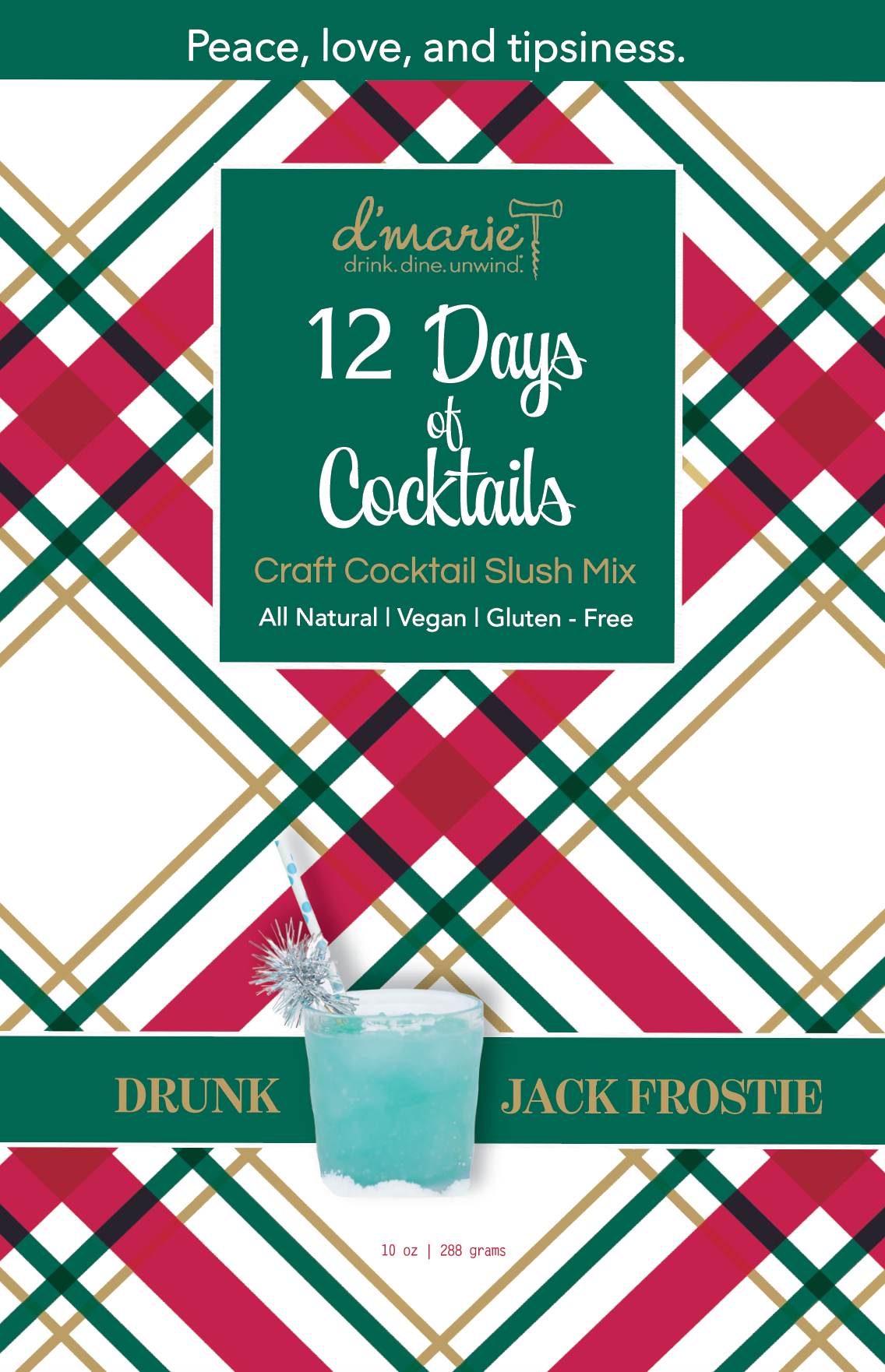 Drunk Jack Frost Cocktail Slush Mix (10 oz.)