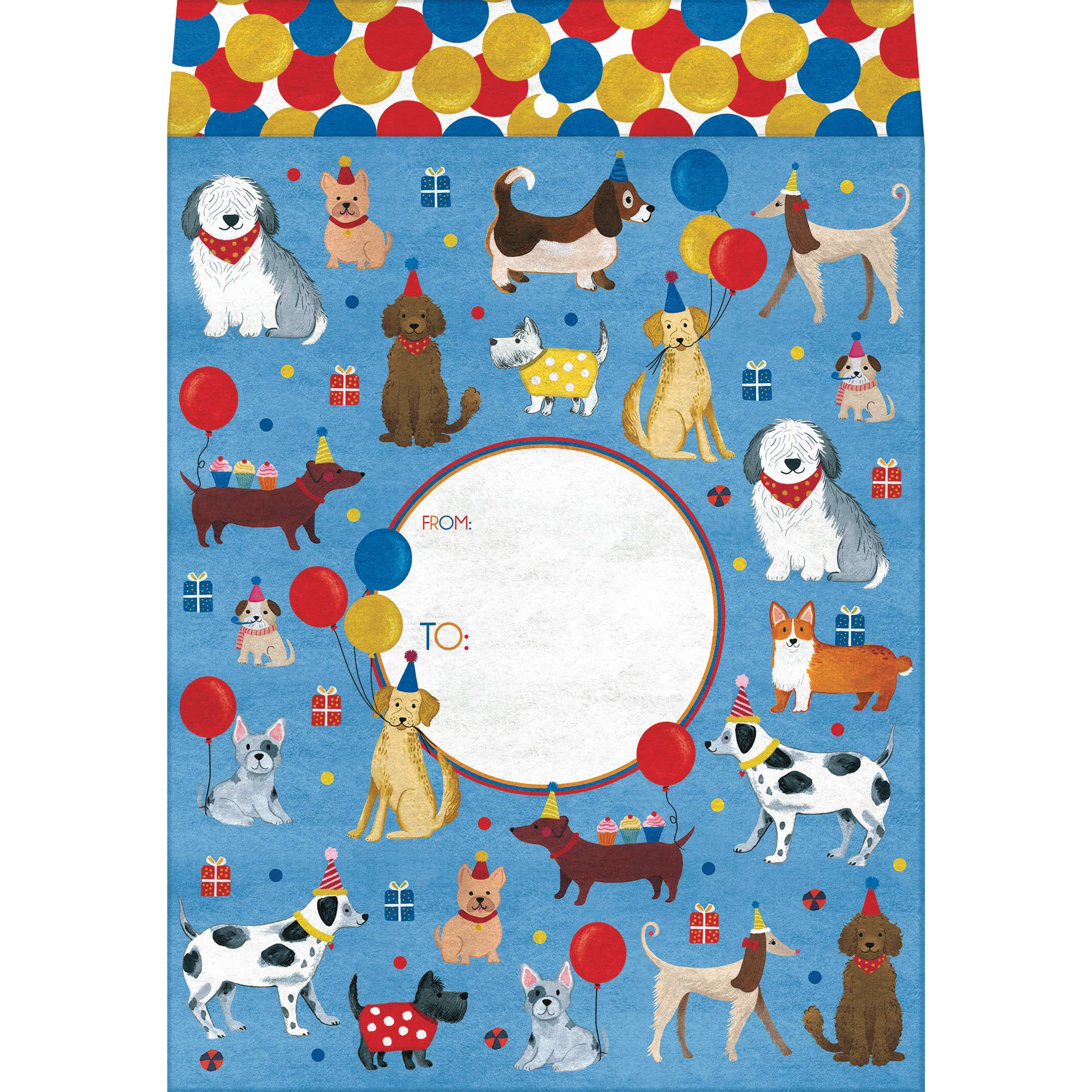 Party Dogs Mailing Envelope - Medium