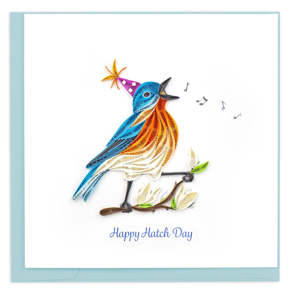 Quilling Happy Hatch Day Greeting Card