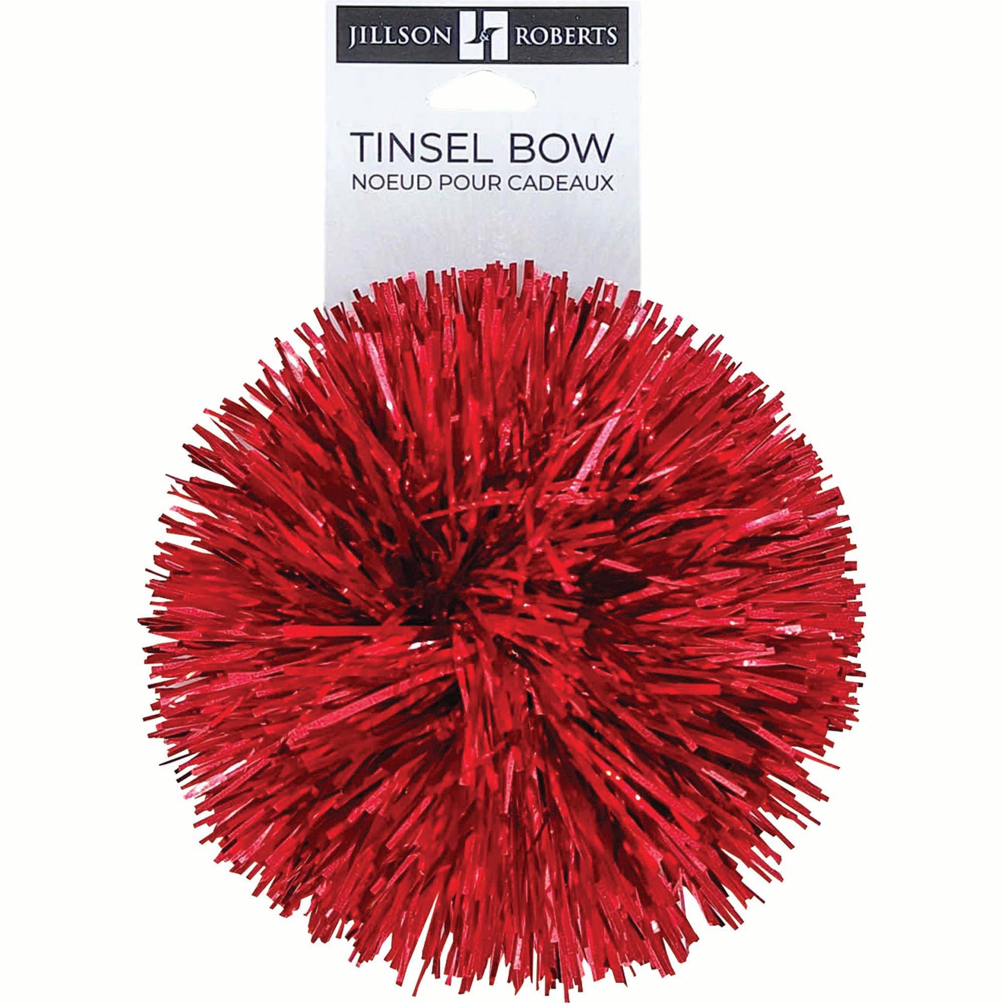 Red Tinsel Bow