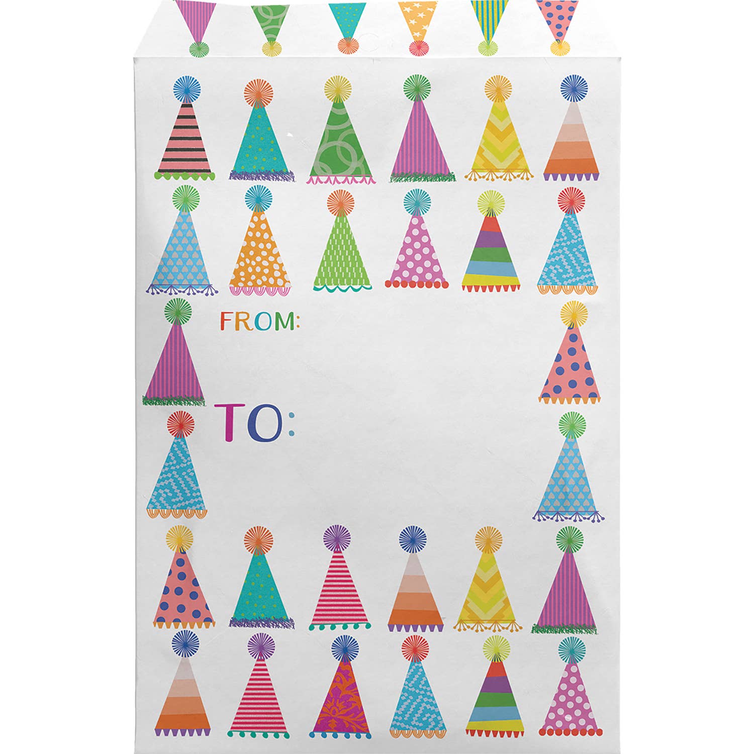 Party Hats Mailing Envelope - Small