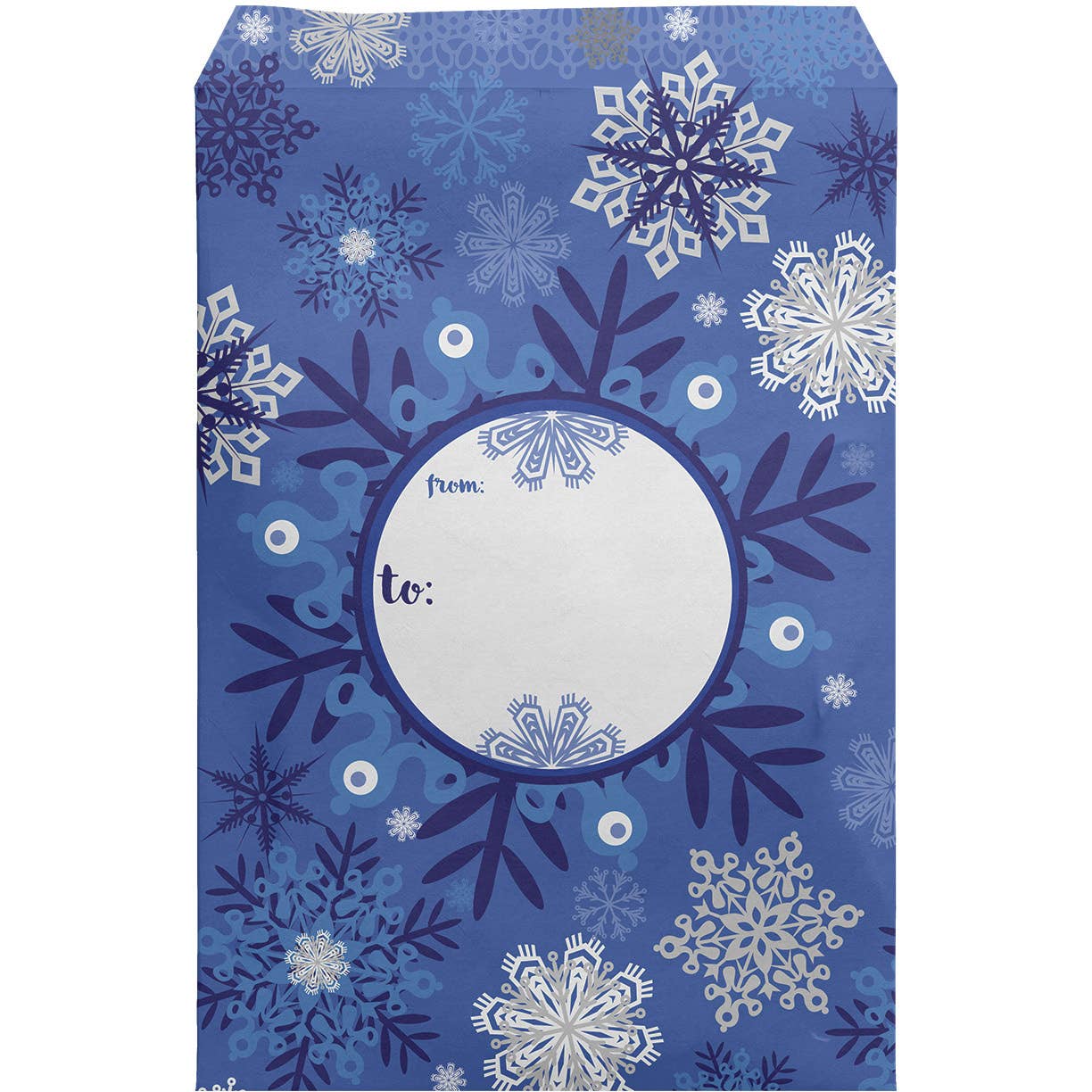 Elegant Snowflake Mailing Envelope - Small